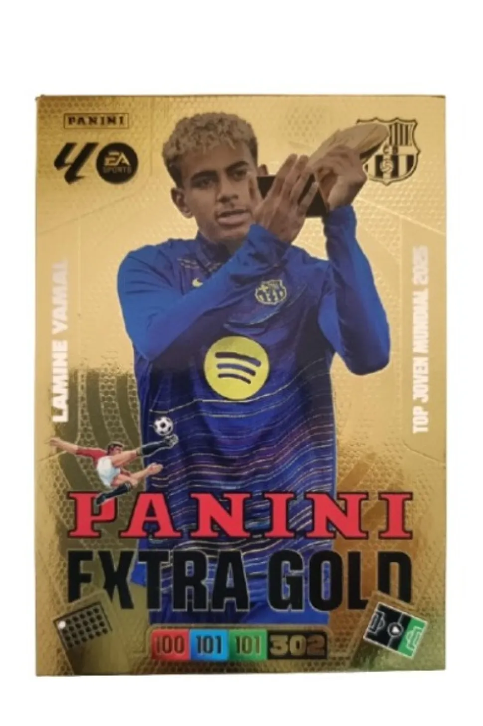 Lamine Yamal Panini Extra Gold Adrenalyn XL 2025 2026 Carta Colección Panini