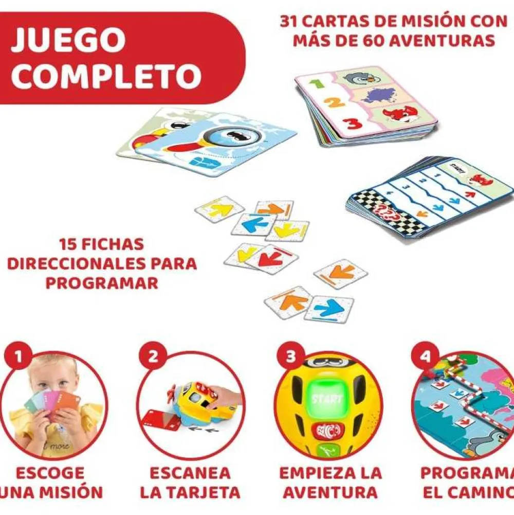 Outlet Chicco Las Aventuras de Cody, Juego Educativo con alfombra de Juego