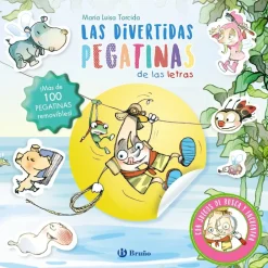New Bruño Las divertidas pegatinas de las letras ¡Más de 100 pegatinas removibles!