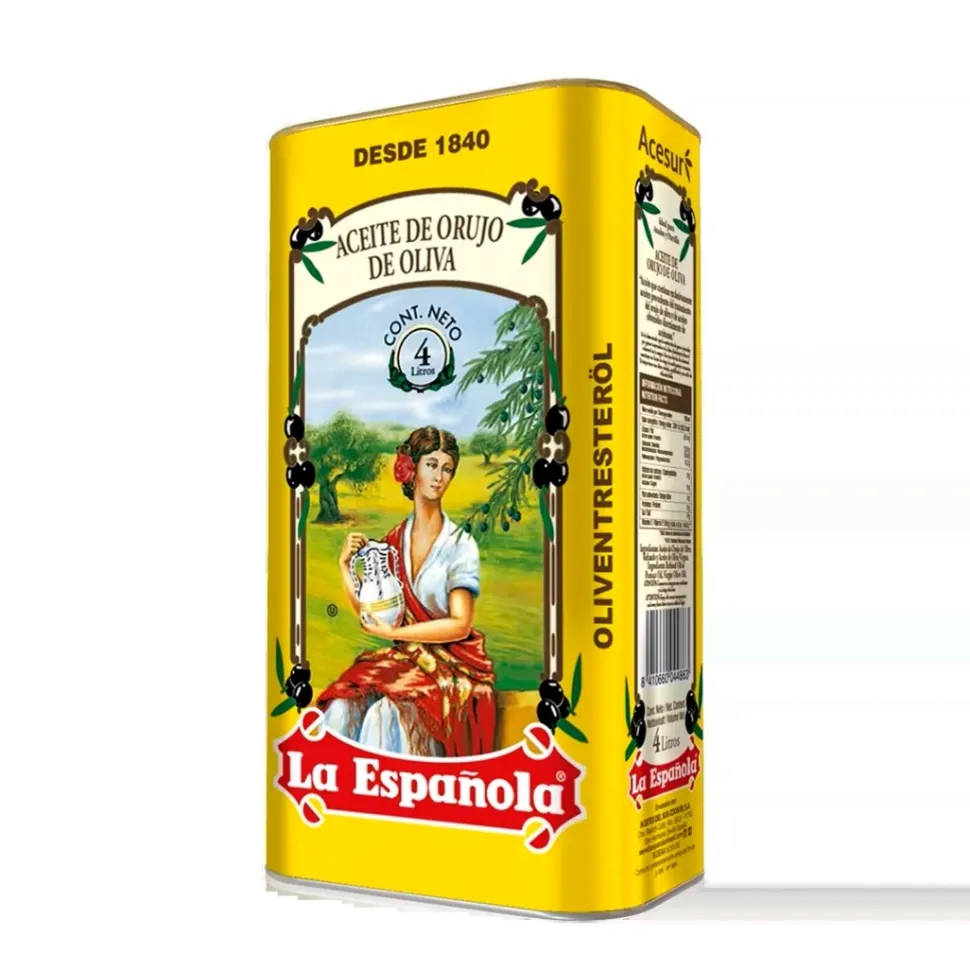 Lata Aceite de Orujo de Oliva La Española 4L