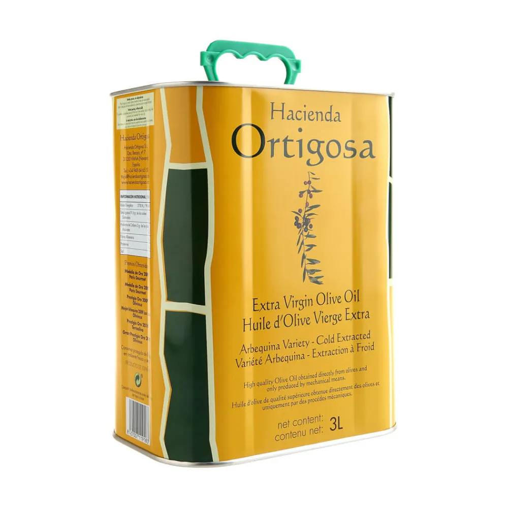 Outlet Hacienda Ortigosa Lata de 3 litros de Aceite de Oliva Virgen Extra