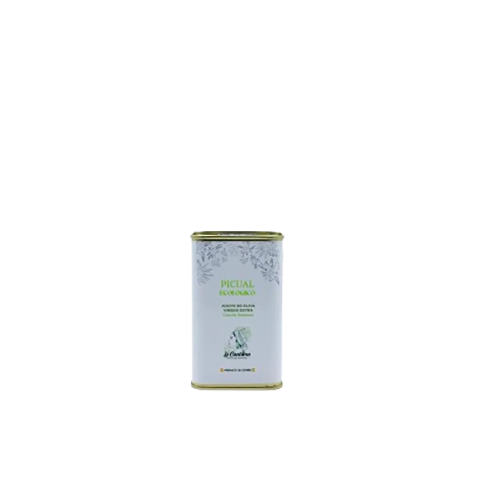 New La Cantona Aceite de Oliva Tradicional Lata 250ml Picual Aceite de Oliva Virgen Extra Ecológico