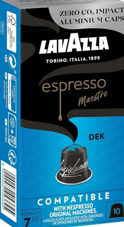 Lavazza Espresso Maestro Dek Café Descafeinado 10 Cápsulas