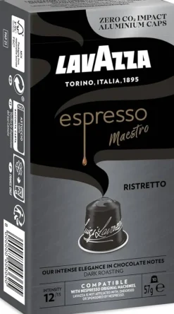 Hot Lavazza Espresso Maestro Ristretto Café 10 Cápsulas