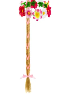 Lazo para la cabeza de flores con trenza