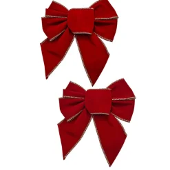 Online Disfraces Lucero 2 Lazos Rojos Navideños