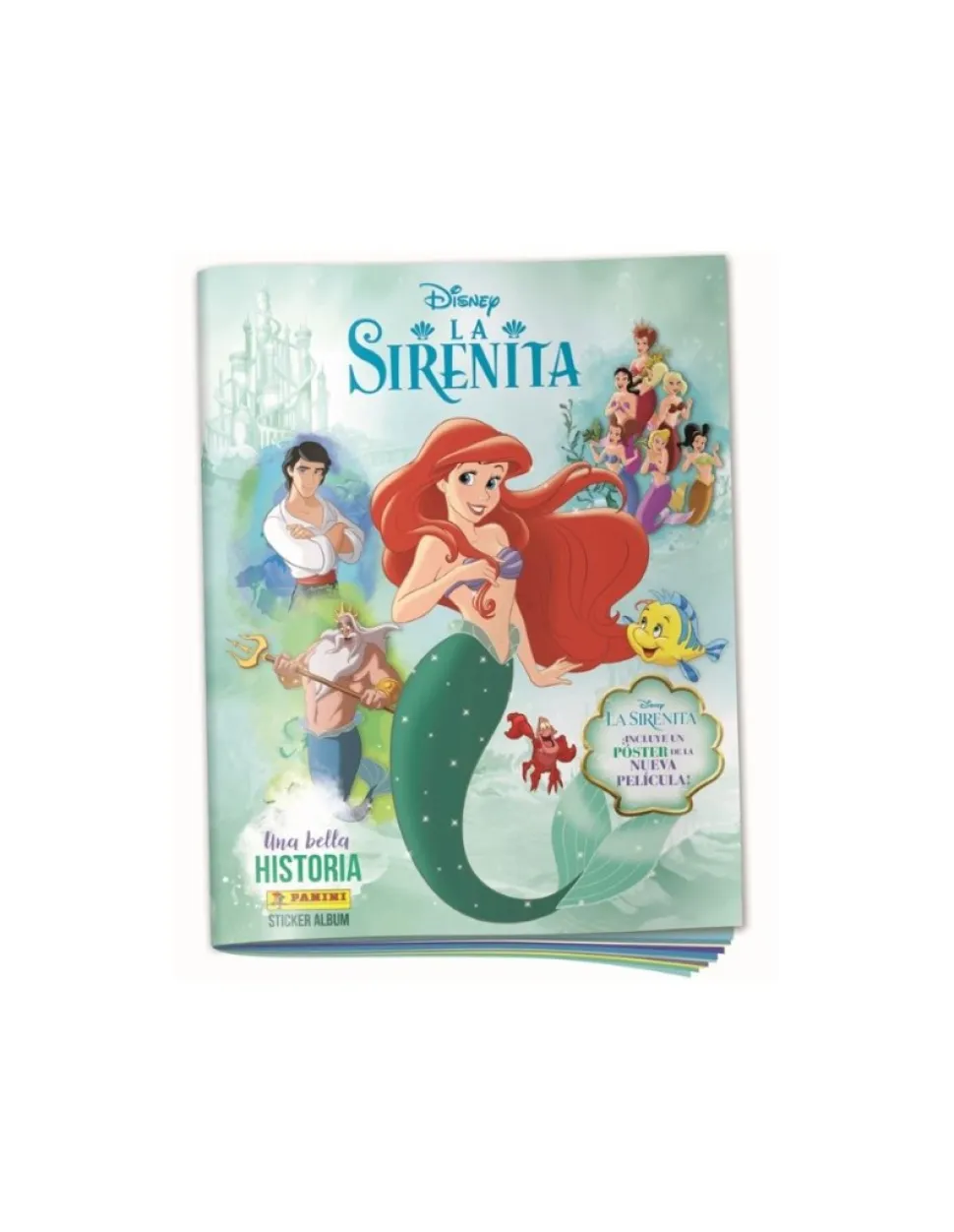 1 Álbum La Sirenita 2023 (vacío: sin sobres ni cromos)