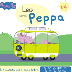 Leo con Peppa Nº4. Un cuento para cada letra: c, q, g, gu, r, b, v, z, ce/ci