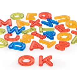 Letras translucidas mayúsculas (76 piezas)