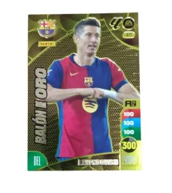 Best PANINI Lewandowski Balón de Oro Adrenalyn XL 2024 2025 Carta Colección