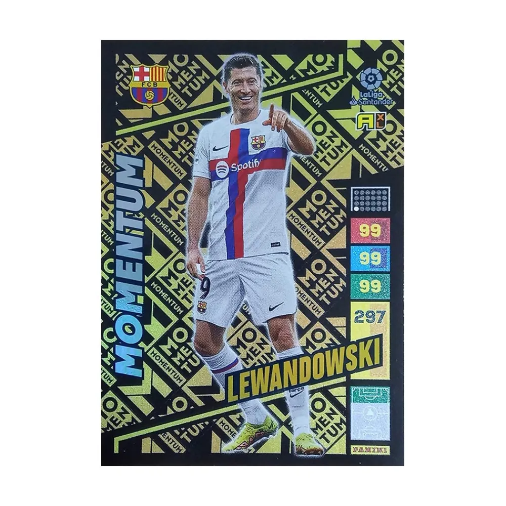 Online PANINI Lewandowski Momentum Adrenalyn XL La Liga 2022 2023