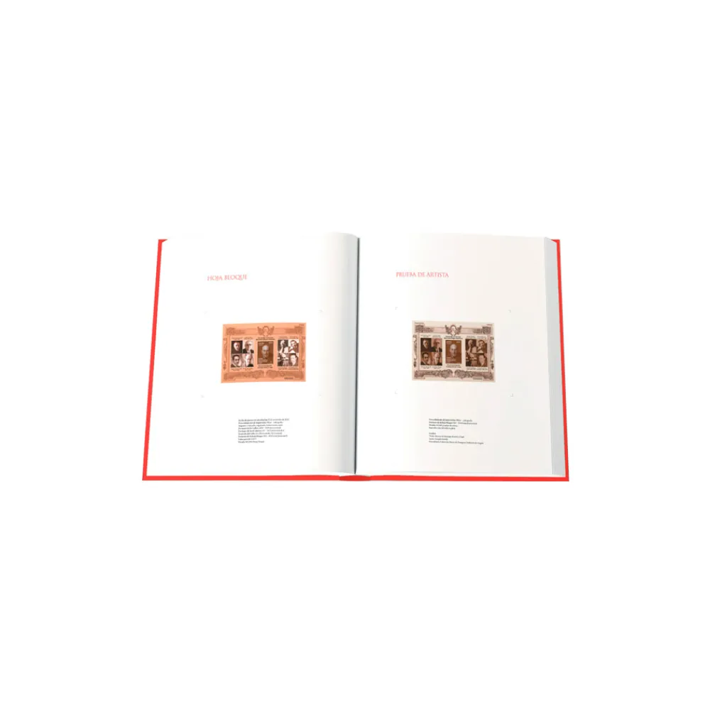 New Libro "Descubriendo a Cajal". Su mundo a través de los sellos | Edición especial Lujo | Libro con Sello y Matasellos