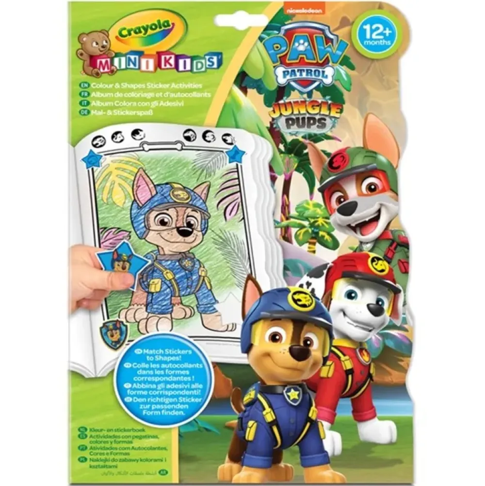 Patrulla Canina Libro para Colorear + Stickers - Crayola