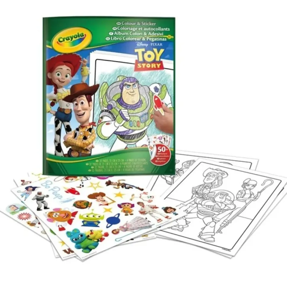 Libro para Colorear + Stickers Toy Story - Crayola