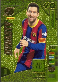 New Panini España Lionel Messi Balon de Oro Dynasty 2024-25 cromo Panini Adrenalyn XL La Liga 24/25 - Messi 2020-21