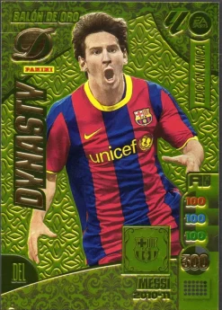 Lionel Messi Balon de Oro Dynasty 2024-25 cromo Panini Adrenalyn XL La Liga 24/25 - Messi 2010-11