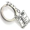 Llavero Padre Personalizado De Plata