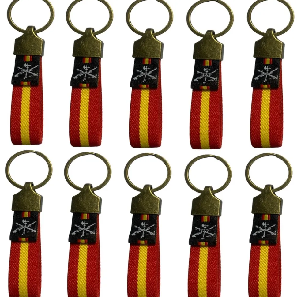 10 Llaveros elásticos España Legión