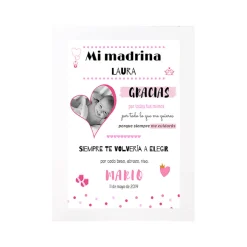 Lámina DIN A4 Celebraciones - Padrinos