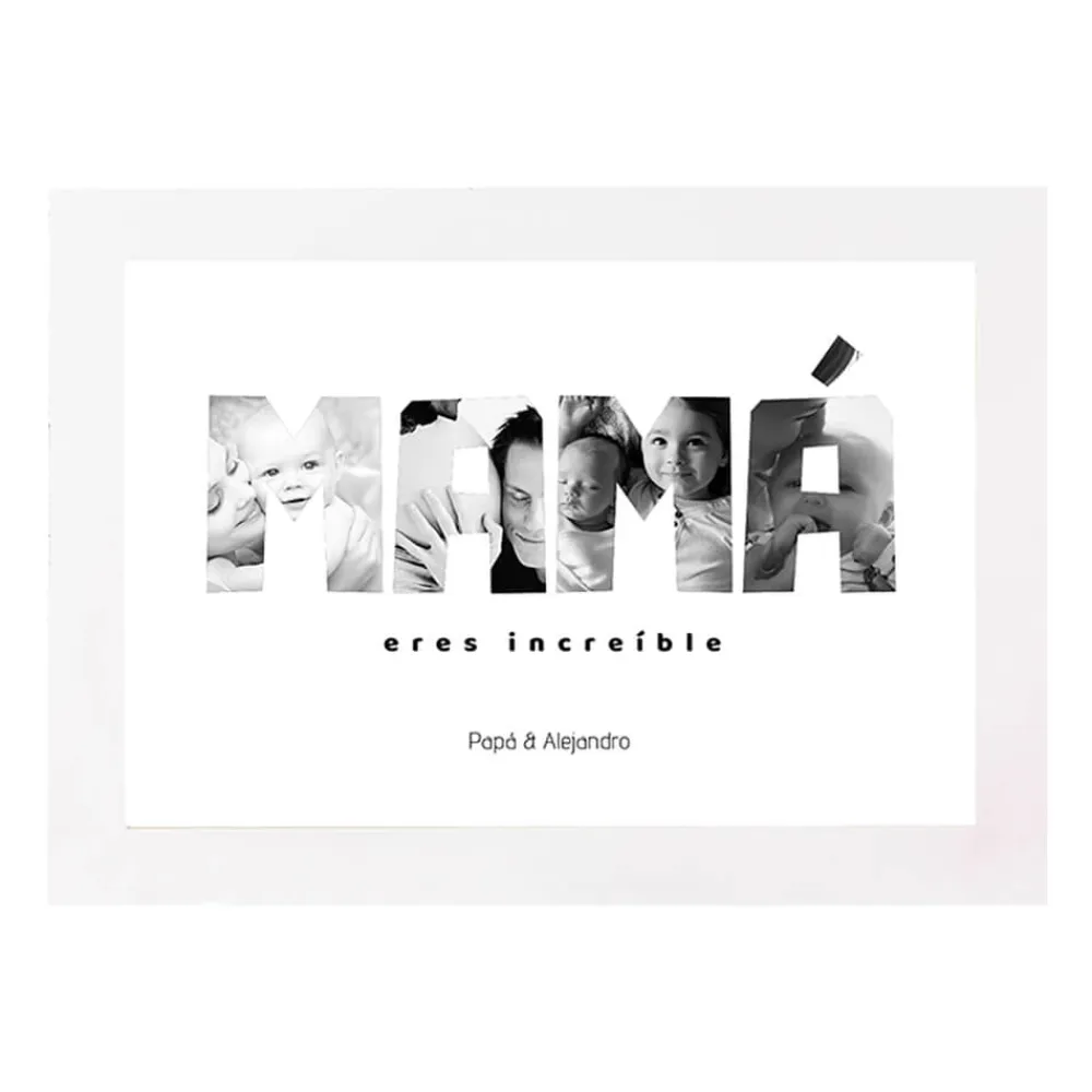 Clearance Ai Loviu Lámina DIN A4 Familia - Mamá Increíble