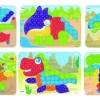 Láminas de modelos para mosaicos de pinchos de 20mm. Dinosaurios