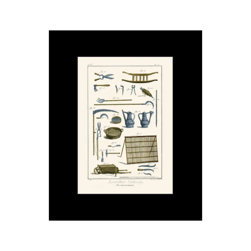 New Grafiche Tassotti Lámina Tassotti Herramientas de Jardín