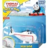 Clearance Mattel Locomotora Tren Helicóptero Harold - Thomas