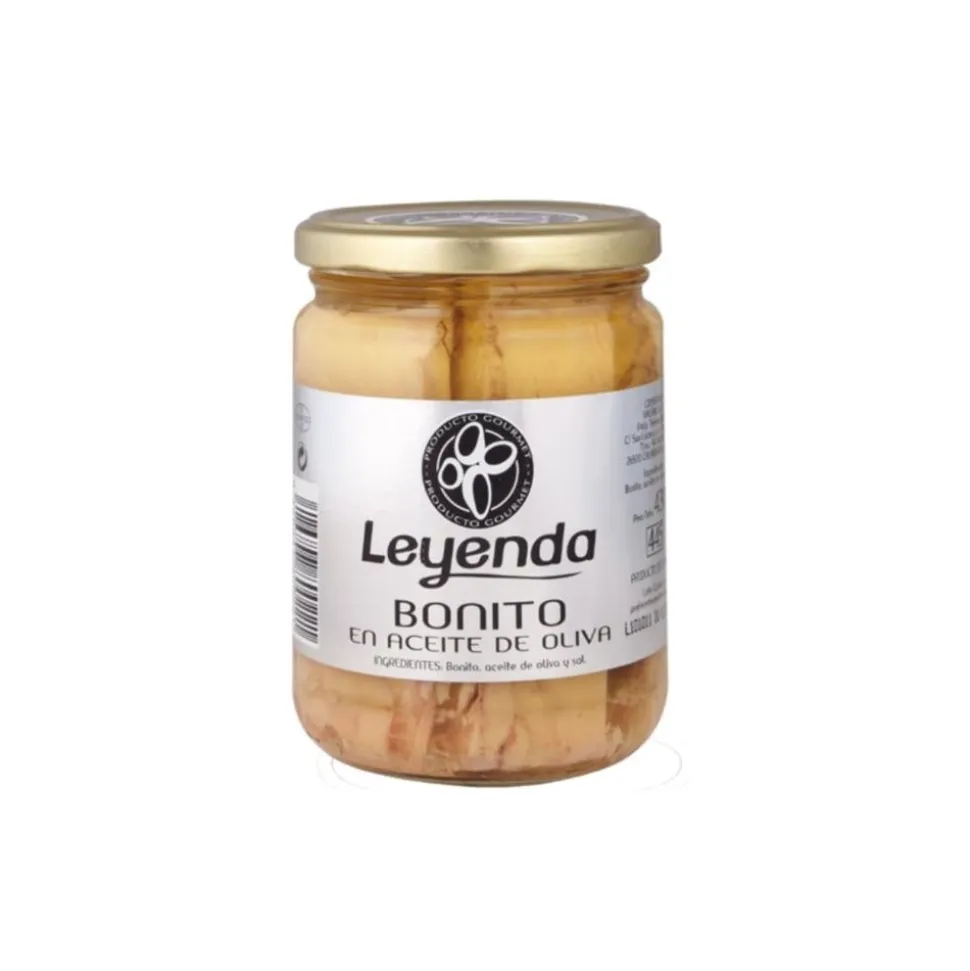Lomos de Bonito del Norte en Aceite de Oliva - Leyenda Frasco 445 ml