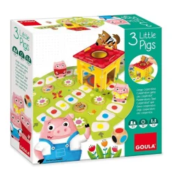 Los tres cerditos. Juego cooperativo (Goula)