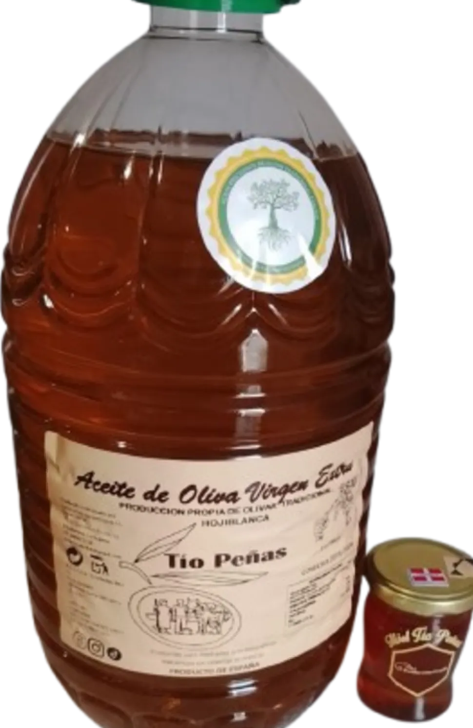 Lote Aceite de Oliva Virgen Extra Suave Hojiblanca 5 L + Tarro de Miel 140 g