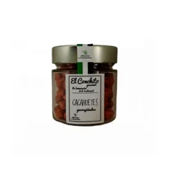 Outlet El Conchito Gourmet Lote 6 - CACAHUETES GARRAPIÑADOS 6 Tarros de Cristal x 110 gr