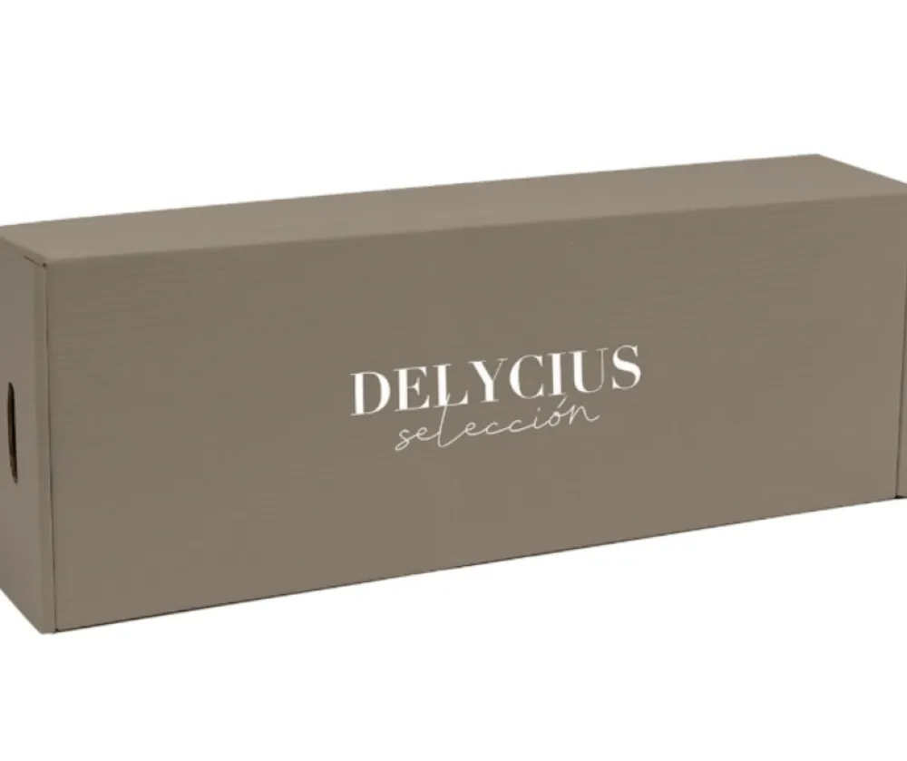 Ibéricos a Domicilio Gourmet Lote 25: Cesta de Navidad Caja Jamonera con Paleta Reserva Duroc y Embutidos Ibéricos