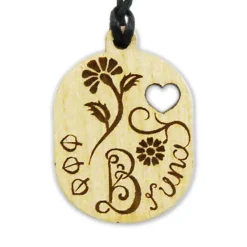Lote de 3 collares de madera