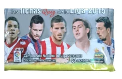 Lote de 10 sobres Mundicromo 2015 Fichas de La Liga Edición final Posibilidad de Messi y Cristiano Ronaldo