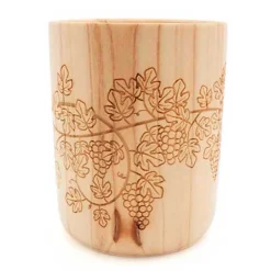 New Artesaniacreativa.com Lote de 2 vasos de madera
