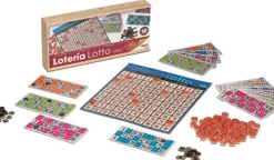 Lotería Lotto en caja de madera