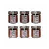 Lote 33 - 6 Tarros de Cristal surtidos
