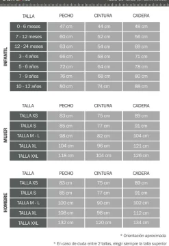 Maillot o Mono de punto Marrón para niños