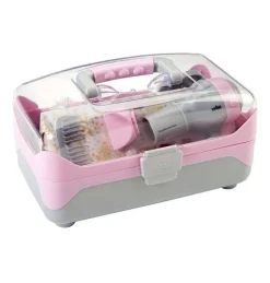 Maletín de Belleza con Secador Infantil Braun Rosa