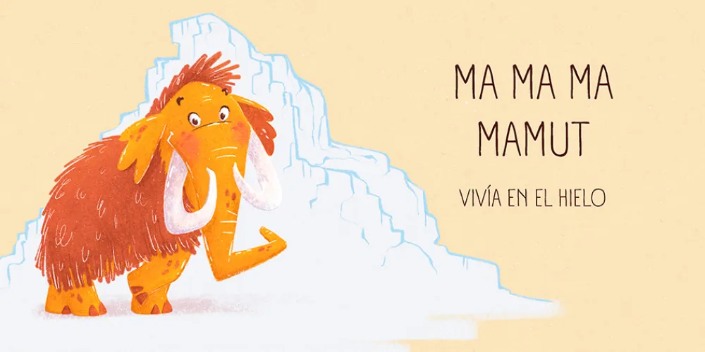 Outlet Cuentos con Valores Ma ma ma mamut. Libro para bebés con rimas
