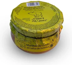 Manitas de cerdo en salsa de boletus - 6 unidades