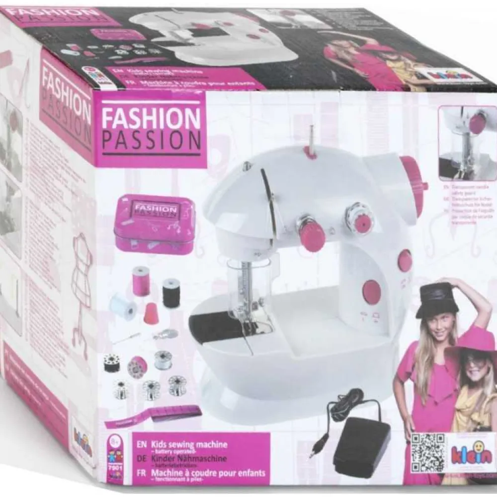 New Klein Maquina de Coser eléctrica Blanca Infantil Fashion pasión de