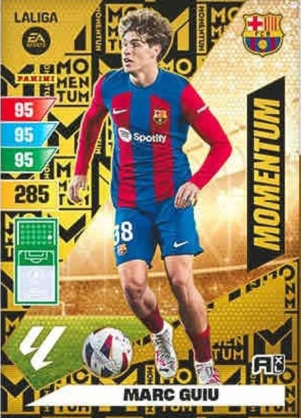 New PANINI MARC GUIU - F C Barcelona MOMENTUM Balón de Oro Adrenalyn XL 2023 2024