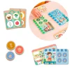 Memo Loto de madera. Let´ s go shopping. Juego de Memoria