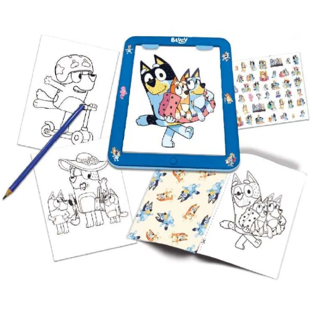 Online Bluey Mesa de Diseño de Dibujo de