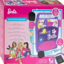Micrófono Infantil Altavoz bluetooth Barbie con Dos micros
