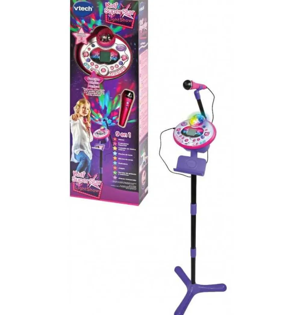 Discount Vtech Micrófono Musical Kidi SuperStar LightShow ES