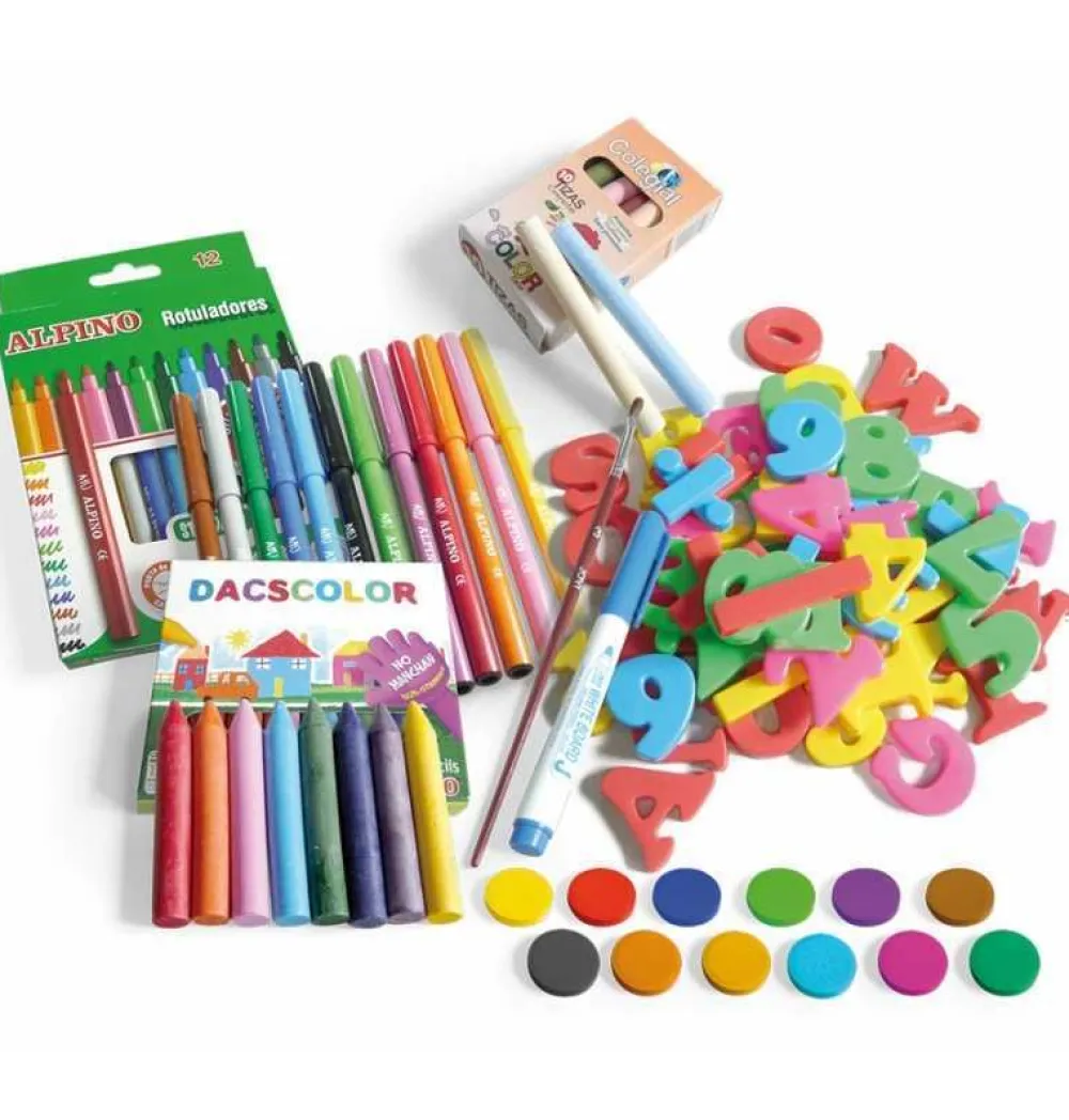 Outlet Fábrica de Juguetes Mi Pizarra de Artista Infantil con Caballete Doble cara