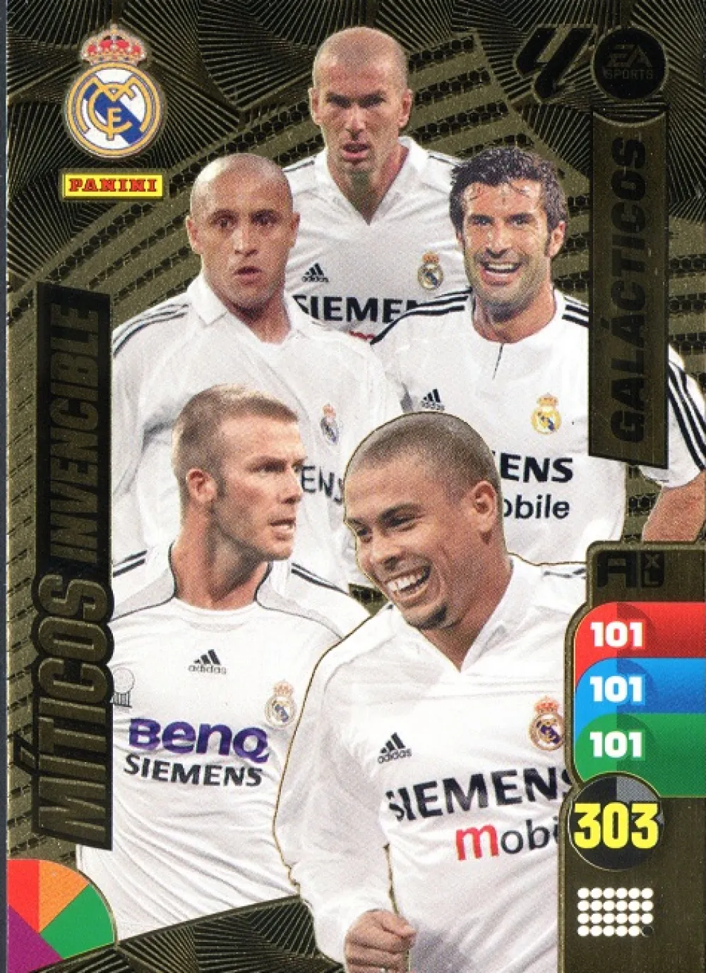 Panini España Miticos Invencible Galacticos Real Madrid cromo Adrenalyn XL 2024 2025 La liga 24/25