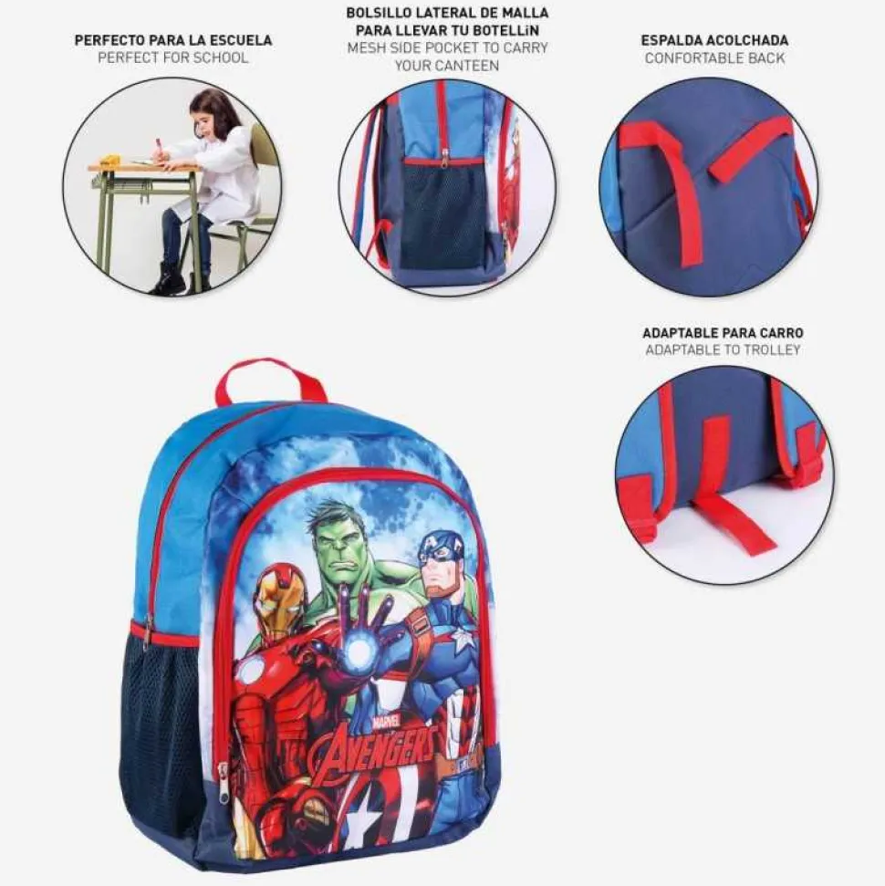 Mochila escolar de los Héroes Avengers Back